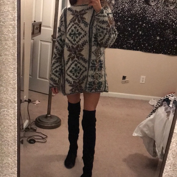 WOOL SWEATER DRESS - Picture 2 of 5